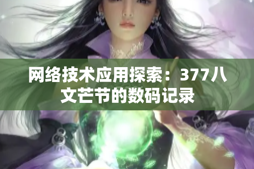 网络技术应用探索：377八文芒节的数码记录