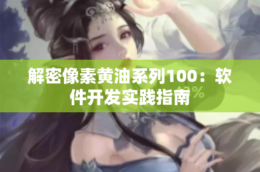 解密像素黄油系列100：软件开发实践指南