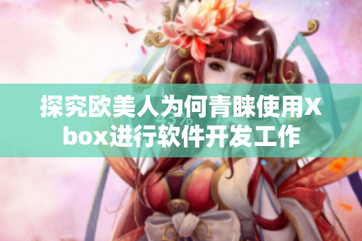 探究欧美人为何青睐使用Xbox进行软件开发工作