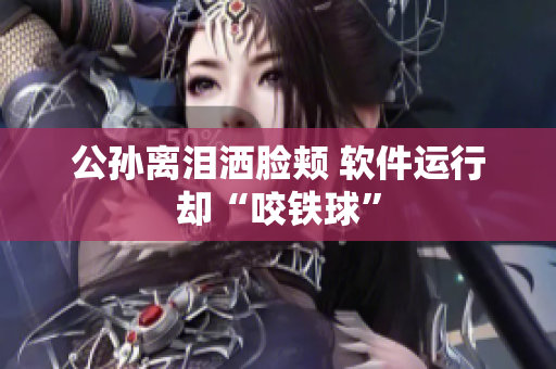 公孙离泪洒脸颊 软件运行却“咬铁球”