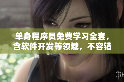 单身程序员免费学习全套，含软件开发等领域，不容错过！