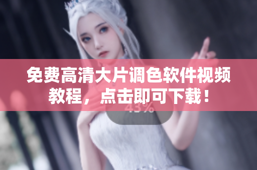 免费高清大片调色软件视频教程，点击即可下载！