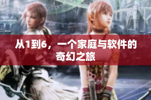 从1到6，一个家庭与软件的奇幻之旅