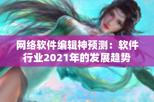 网络软件编辑神预测：软件行业2021年的发展趋势