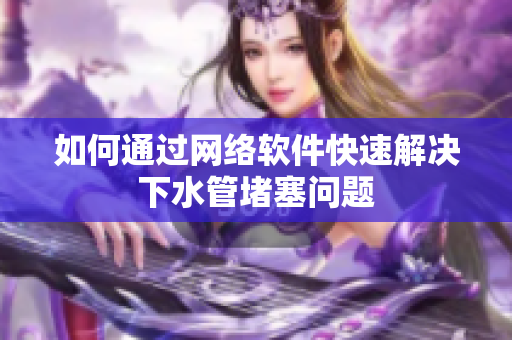 如何通过网络软件快速解决下水管堵塞问题