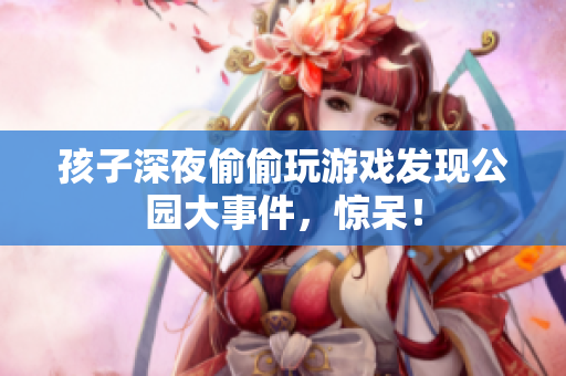 孩子深夜偷偷玩游戏发现公园大事件，惊呆！