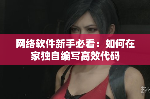 网络软件新手必看：如何在家独自编写高效代码