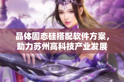 晶体固态硅搭配软件方案，助力苏州高科技产业发展