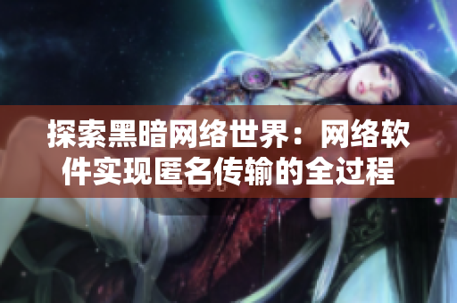 探索黑暗网络世界：网络软件实现匿名传输的全过程