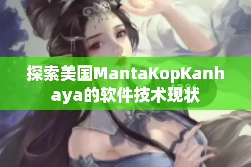 探索美国MantaKopKanhaya的软件技术现状