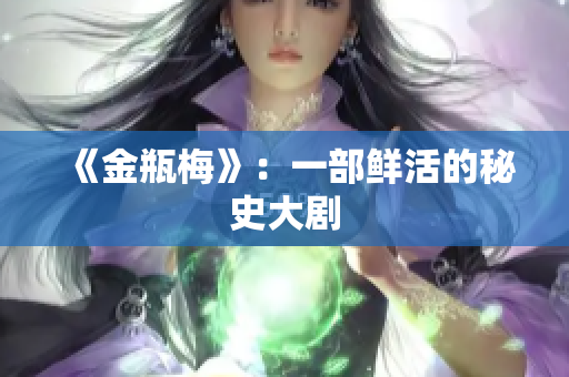 《金瓶梅》：一部鲜活的秘史大剧