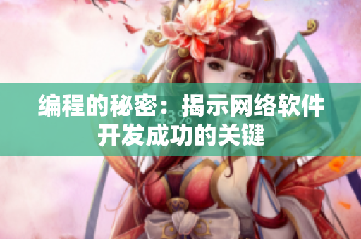 编程的秘密：揭示网络软件开发成功的关键