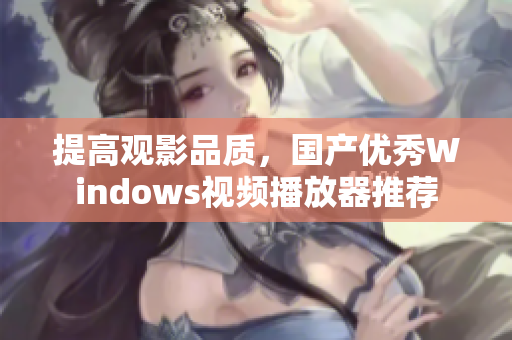 提高观影品质，国产优秀Windows视频播放器推荐
