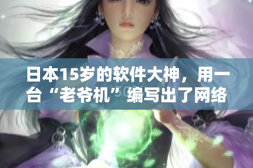 日本15岁的软件大神，用一台“老爷机”编写出了网络软件！