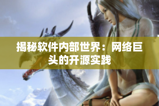 揭秘软件内部世界：网络巨头的开源实践