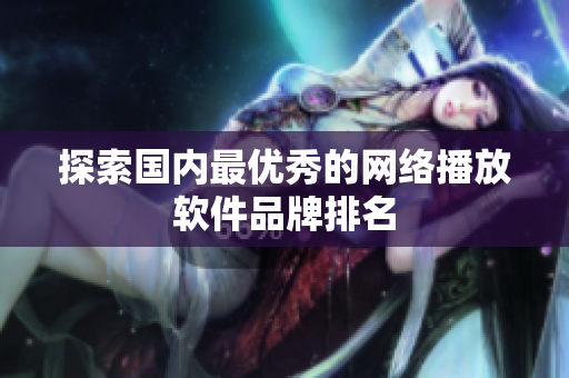 探索国内最优秀的网络播放软件品牌排名