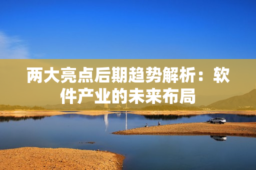 两大亮点后期趋势解析：软件产业的未来布局