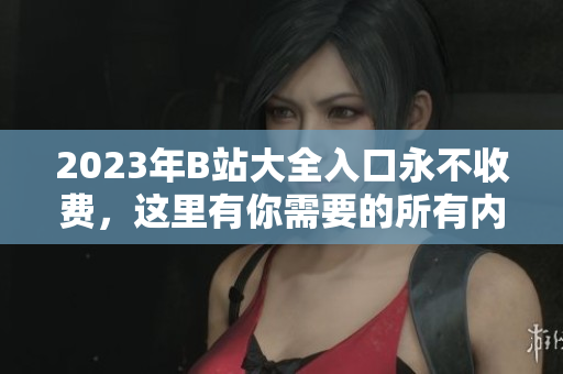 2023年B站大全入口永不收费，这里有你需要的所有内容！