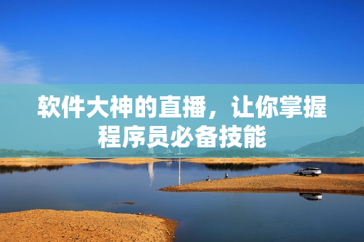 软件大神的直播，让你掌握程序员必备技能