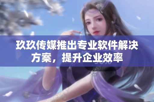 玖玖传媒推出专业软件解决方案，提升企业效率