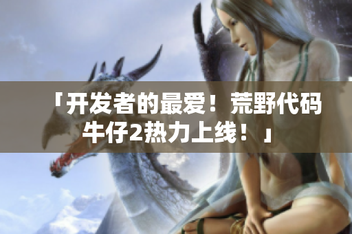 「开发者的最爱！荒野代码牛仔2热力上线！」