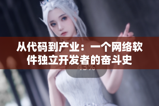 从代码到产业：一个网络软件独立开发者的奋斗史
