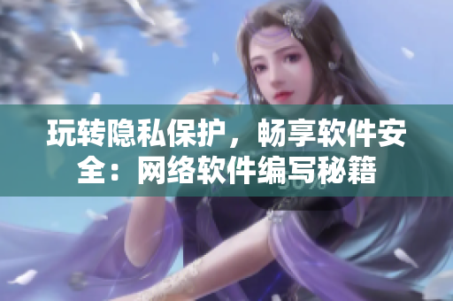 玩转隐私保护，畅享软件安全：网络软件编写秘籍