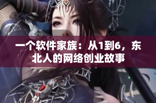 一个软件家族：从1到6，东北人的网络创业故事