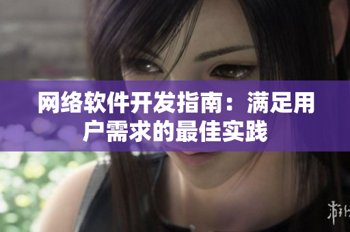 网络软件开发指南：满足用户需求的最佳实践