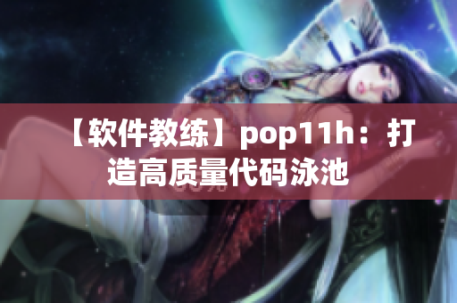 【软件教练】pop11h：打造高质量代码泳池