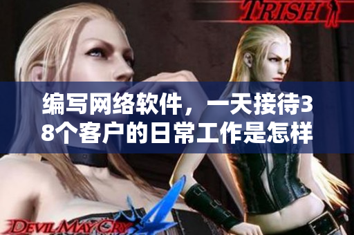 编写网络软件，一天接待38个客户的日常工作是怎样的？