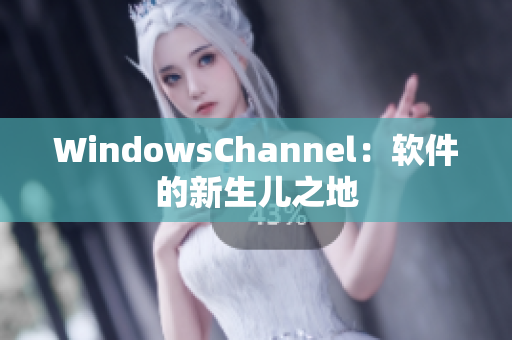 WindowsChannel：软件的新生儿之地