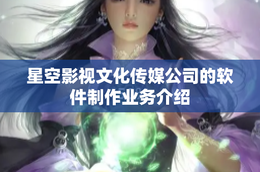 星空影视文化传媒公司的软件制作业务介绍