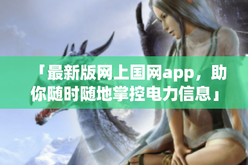 「最新版网上国网app，助你随时随地掌控电力信息」
