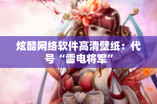 炫酷网络软件高清壁纸：代号“雷电将军”