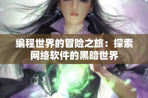 编程世界的冒险之旅：探索网络软件的黑暗世界