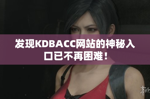 发现KDBACC网站的神秘入口已不再困难！