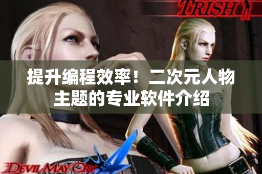 提升编程效率！二次元人物主题的专业软件介绍