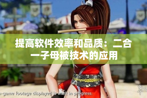 提高软件效率和品质：二合一子母被技术的应用