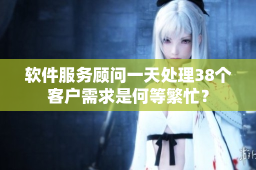 软件服务顾问一天处理38个客户需求是何等繁忙？