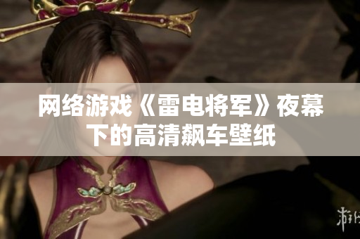 网络游戏《雷电将军》夜幕下的高清飙车壁纸