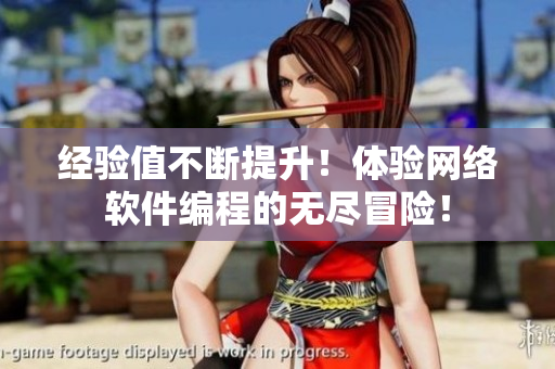 经验值不断提升！体验网络软件编程的无尽冒险！