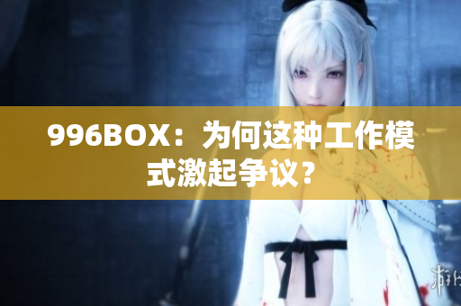 996BOX：为何这种工作模式激起争议？