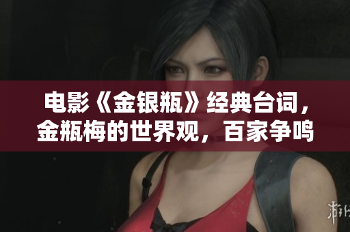 电影《金银瓶》经典台词，金瓶梅的世界观，百家争鸣的艺术品味