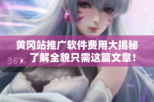 黄冈站推广软件费用大揭秘，了解全貌只需这篇文章！