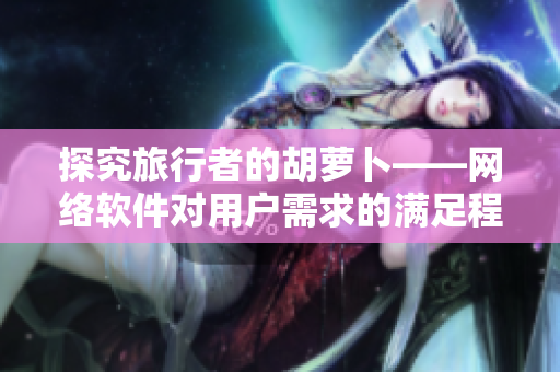 探究旅行者的胡萝卜——网络软件对用户需求的满足程度调查