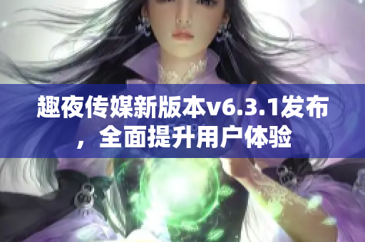 趣夜传媒新版本v6.3.1发布，全面提升用户体验