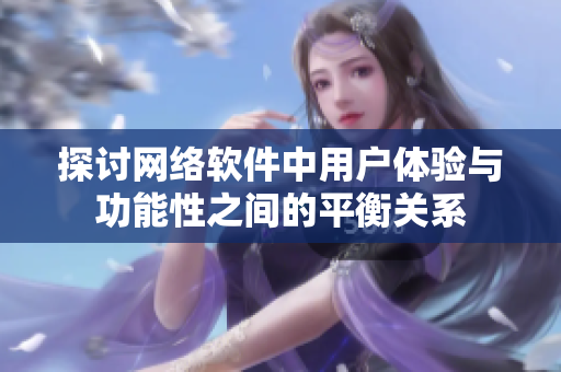 探讨网络软件中用户体验与功能性之间的平衡关系