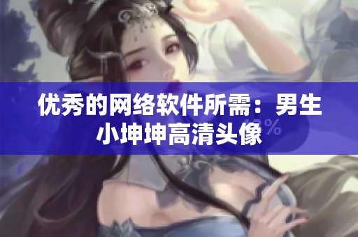优秀的网络软件所需：男生小坤坤高清头像