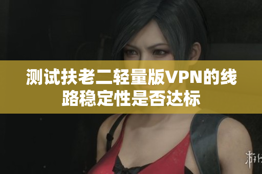 测试扶老二轻量版VPN的线路稳定性是否达标